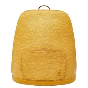 Louis Vuitton Epi Gobelin Backpack M52299 Tassili Yellow Leather Women's LOUI...